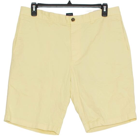 J Crew Mens Shorts Flex Chino Flat Front Preppy Old Money Minimalist Yellow 36 - Picture 1 of 6